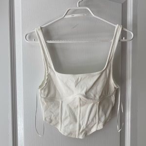 Pull & Bear Corset style crop top